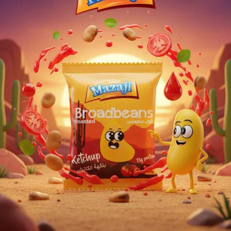 Rosted broadbeans Ketchup Flavor